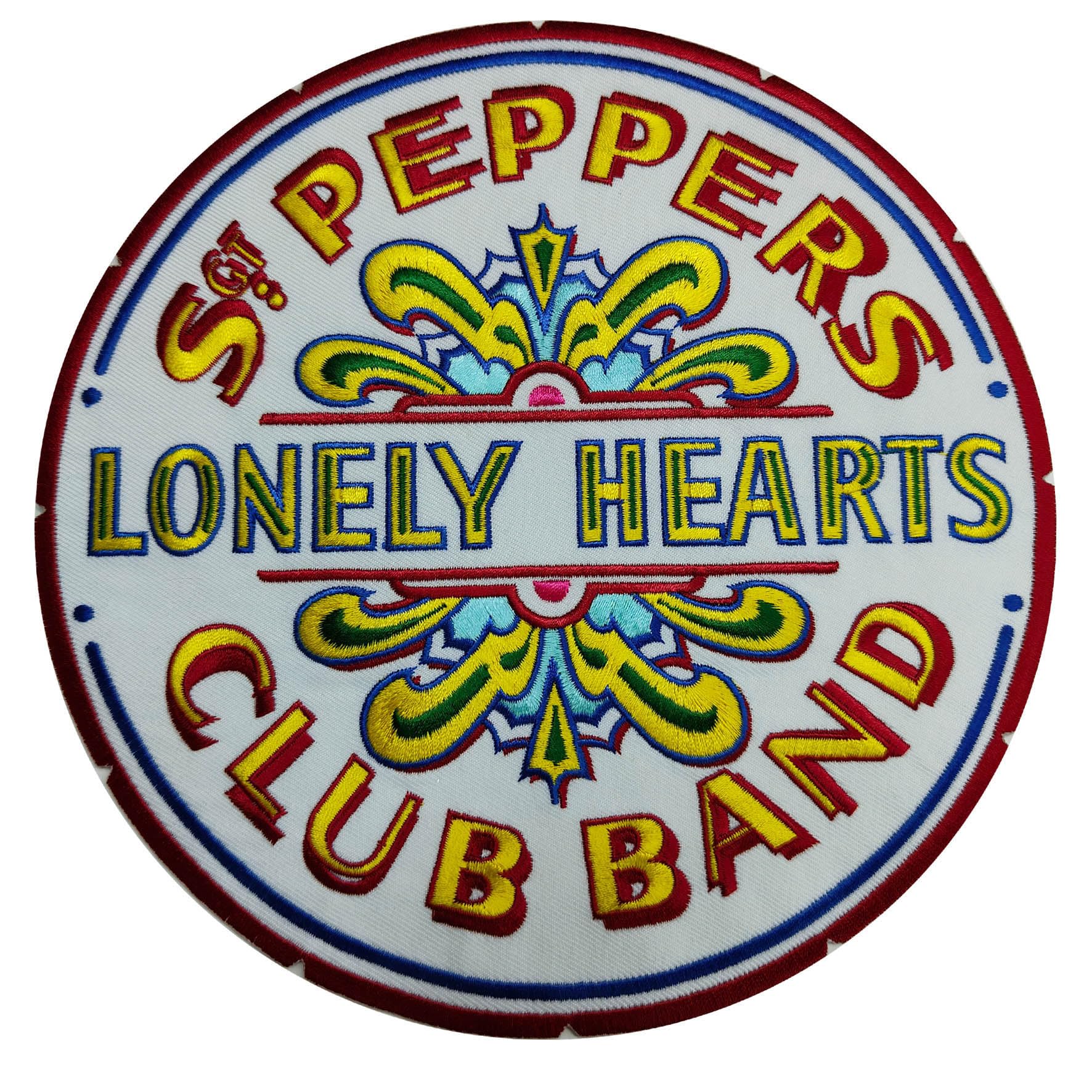 Amazon.com: The Beatles SGT Pepper Logo Oversized Patch : Clothing